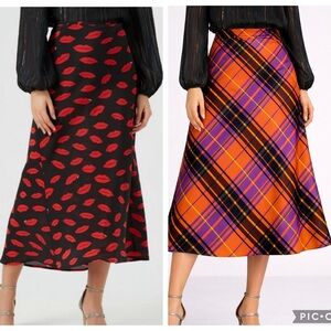 NWT TWO Ann Taylor Midi Slip Skirts Size M - bundle of 2!